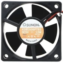 Sunon KDE0506PTB3 DC 12V 1.2W 2 Wires Axial Cooling Fan