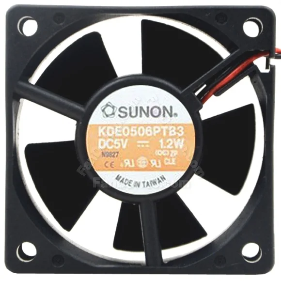 Sunon KDE0506PTB3 DC 12V 1.2W 2 Wires Axial Cooling Fan
