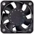 Protechnic MGA5012MB-O15 DC 12V 0.10A 2 Wires Axial Cooling Fan