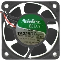 Nidec B34605-16 DC 12V 0.58Amp 2 Wires Axial Cooling Fan