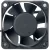 Magic MGA6024YR-O25 DC 24V 0.20A 2 Wires Axial Cooling Fan