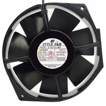 STYLE FAN S15D10-MK 100V 33/30W Impedance Protected Ball Bearing Cooling Fan