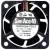 Sanyo 109P0424H7D15 DC 24V 0.08A 3 Wires Axial Cooling Fan