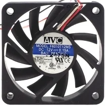 AVC F6010T12MS DC 12V 0.15A 3 Wires Ball Bearing Axial Cooling Fan