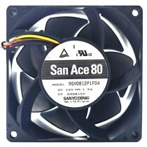 Sanyo Denki 9GV0812P1F04 DC 12V 1.5A 2 Wires / 4 Wires Axial Cooling Fan
