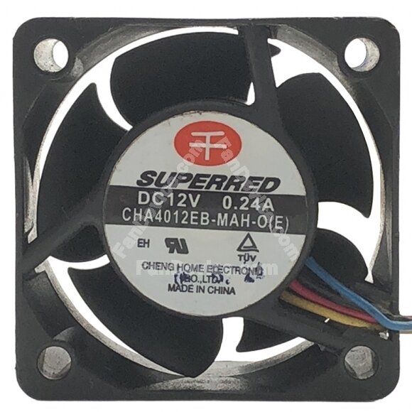 SuperRed CHA4012EB-MAH-O(E) DC 12V 0.24A 4020 Axial Cooling Fan