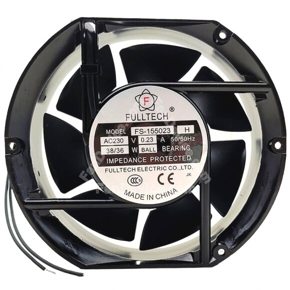 FULLTECH FS-155023H AC 230V 0.23A 38/36W Ball Bearing Axial Fan