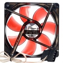 JPOWER HZ1225M12S DC 12V 0.10A 2 Wires Axial Cooling Fan