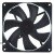 JAMICON JF1425B1HR-R DC 12V 0.44A Dual Ball Bearing Axial Cooling Fan