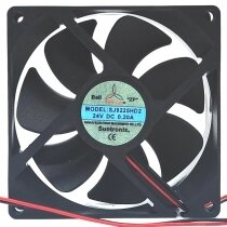 SAN JUN SJ9225HD2 DC 24V 0.20A 2 Wires Ball Bearing Axial Cooling Fan