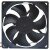 SAN JUN SJ9225HD2 DC 24V 0.20A 2 Wires Ball Bearing Axial Cooling Fan