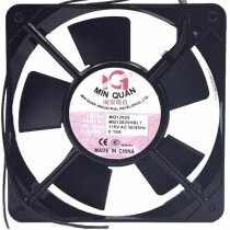 MIN QUAN MQ12025HBL1 AC 110V 0.10A 2 Wires Axial Cooling Fan