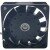 Sanyo Denki 109P0612W602 DC 12V 0.13A 2 Wires Axial Cooling Fan