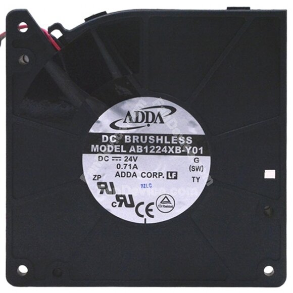 ADDA AB1224XB-Y01 DC 24V 0.71A 12032 Brushless Blower Cooling Fan