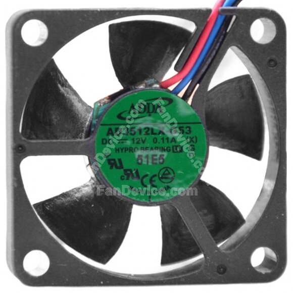 ADDA AD3512LX-G53 DC 12V 0.11A 3 Wires HYPRO Bearing Axial Cooling Fan