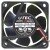 UTEC AT6025L-12H2B ND1 DC 12V 160mA 2 Wires 4500RPM Axial Cooling Fan