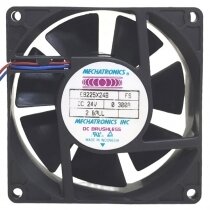 MECHATRONICS E9225X24B FS DC 24V 0.300A Ball Bearing Axial Cooling Fan