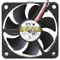 AVC F6010B12M DC 12V 0.15A 3 Wires Ball Bearing Axial Cooling Fan