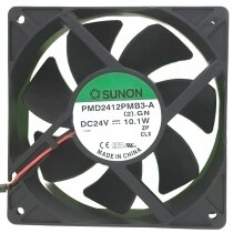 Sunon PMD2412PMB3-A DC 24V 10.1W 2 Wires Axial Cooling Fan