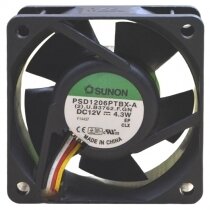 Sunon PSD1206PTBX-A DC 12V 4.3W 2 / 3 / 4 Wires Axial Cooling Fan