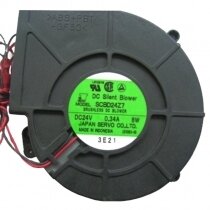 Servo SCBD24Z7 DC 24V 0.34A 8W 2 Wires DC Brushless Blower Cooling Fan