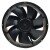 SAN JUN SJ2509HA2 AC 220V-240V 0.33A 2 Wires Axial Cooling Fan