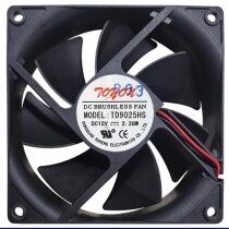 TONON TD9025HS DC 12V 2.28W 2 Wires DC Brushless Axial Cooling Fan