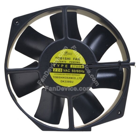 TOBISHI TYPE2750M AC 220V 2 Wires Axial Cooling Fan