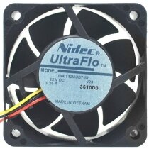 Nidec UltraFlo U60T12MUB7-52 DC 12V 0.16A 3 Wires Axial Cooling Fan