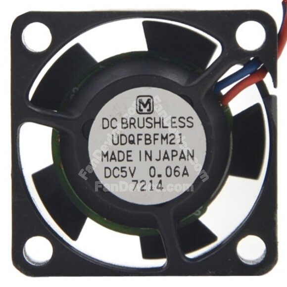 Panasonic UDQFBFM21 5V 0.06A 2 Wires DC Brushless Axial Cooling Fan