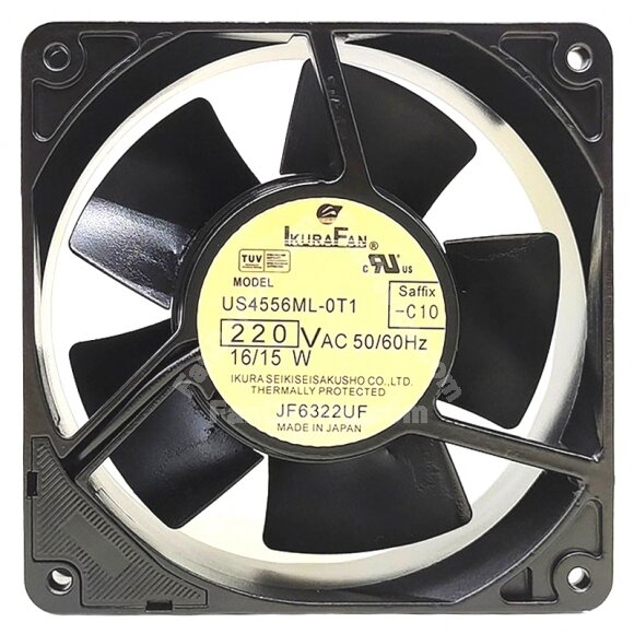 IKUKA US4556ML-0T1 AC 220V 16/15W Thermally Protected Axial Cooling Fan