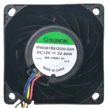 Sunon VF60381BX-Q320-SAH DC 12V 22.80W 4 Wires Axial Cooling Fan