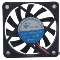 XINYUJIE XJ12B6012M DC 12V 0.14A Ball Bearing Axial Cooling Fan