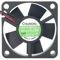 Sunon KDE1245PFB1-8 DC 12V 0.8W 2 Wires Axial Cooling Fan