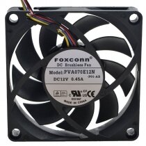 Foxconn PVA070E12N 12V 0.45A DC Brushless Axial Cooling Fan