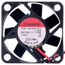 Sunon KD1204PFS1 DC 12V 1.3W 2 / 3 Wires 4010 Axial Cooling Fan