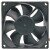 Mitsubishi MMF-08G24ES AN7 DC 24V 0.13A 2 Wires 8025 Axial Cooling Fan