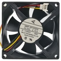 Mitsubishi MMF-08G24ES AN7 DC 24V 0.13A 2 Wires 8025 Axial Cooling Fan
