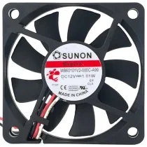 Sunon MB60101V2-000C-A99 DC 12V 1.01W 2 Wires Cooling Fan