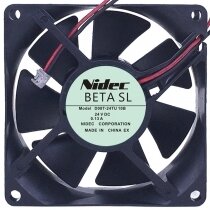 Nidec D08T-24TU 10B DC 24V 0.13A 2 / 3 Wires 8025 Axial Cooling Fan