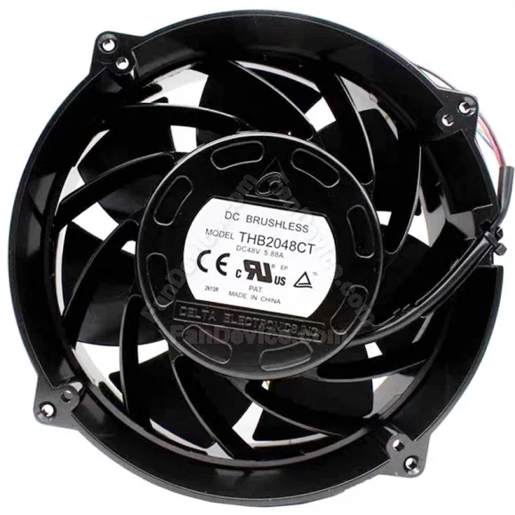 Delta THB2048CT 48V 5.88A 4 Wires Axial DC Brushless Cooling Fan