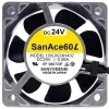 Sanyo 109L0624H402 DC 24V 0.06A 2 Wires Axial Cooling Fan