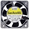 Sanyo 109L0612G4D06 DC 12V 0.24A 3 Wires Axial Cooling Fan