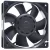 Delta AFB1248HF 48V 0.17A DC Brushless 3 Wires Axial Cooling Fan