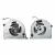 CPU & GPU Fan for DELL Vostro 15-7570 7580 P71F