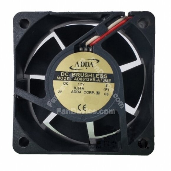 ADDA AD0612VB-A73GP DC 12V 0.54A 2 Wires / 3 Wires Axial Cooling Fan