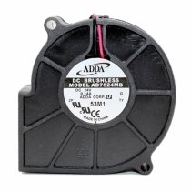 ADDA AD7524MB DC 24V 0.14A 2 Wires Blower Cooling Fan