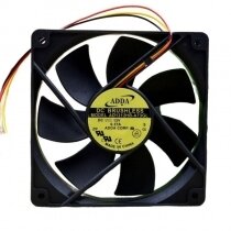 ADDA AD1212HB-A73GL DC 12V 0.37A 2 Wires / 3 Wires Axial Cooling Fan