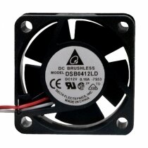 Delta DSB0412LD DC 12V 0.10A 2 Wires / 3 Wires Axial Cooling Fan