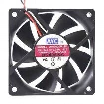 AVC DA07020R12U DC 12V 0.70A 7020 Axial Hydraulic Bearing Cooling Fan